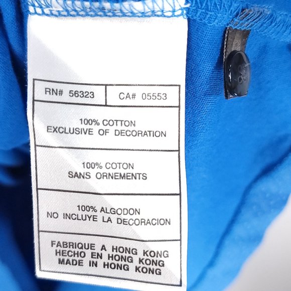 Tiger Woods Polo Shirt Men's XXL Blue White Geometric Polka Dot Short Sleeve - Picture 6 of 9